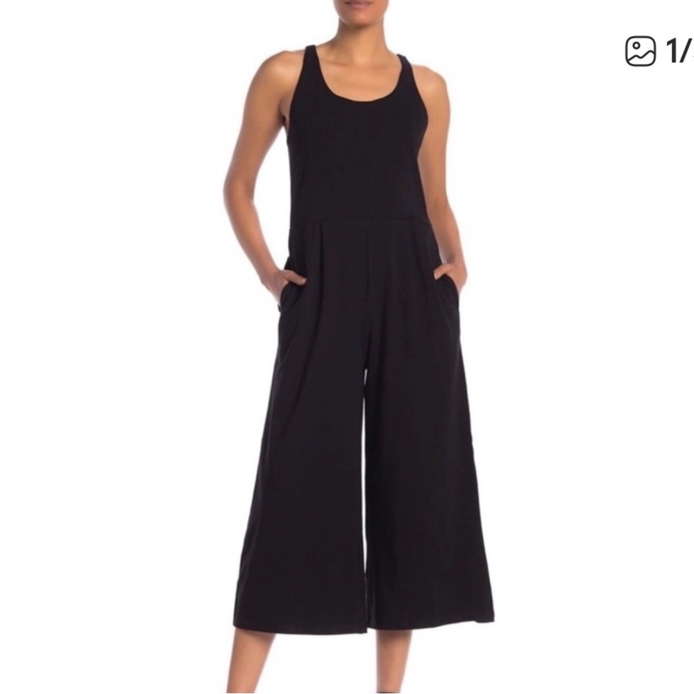 Eileen Fisher Classic Black gauzy Jumpsuit